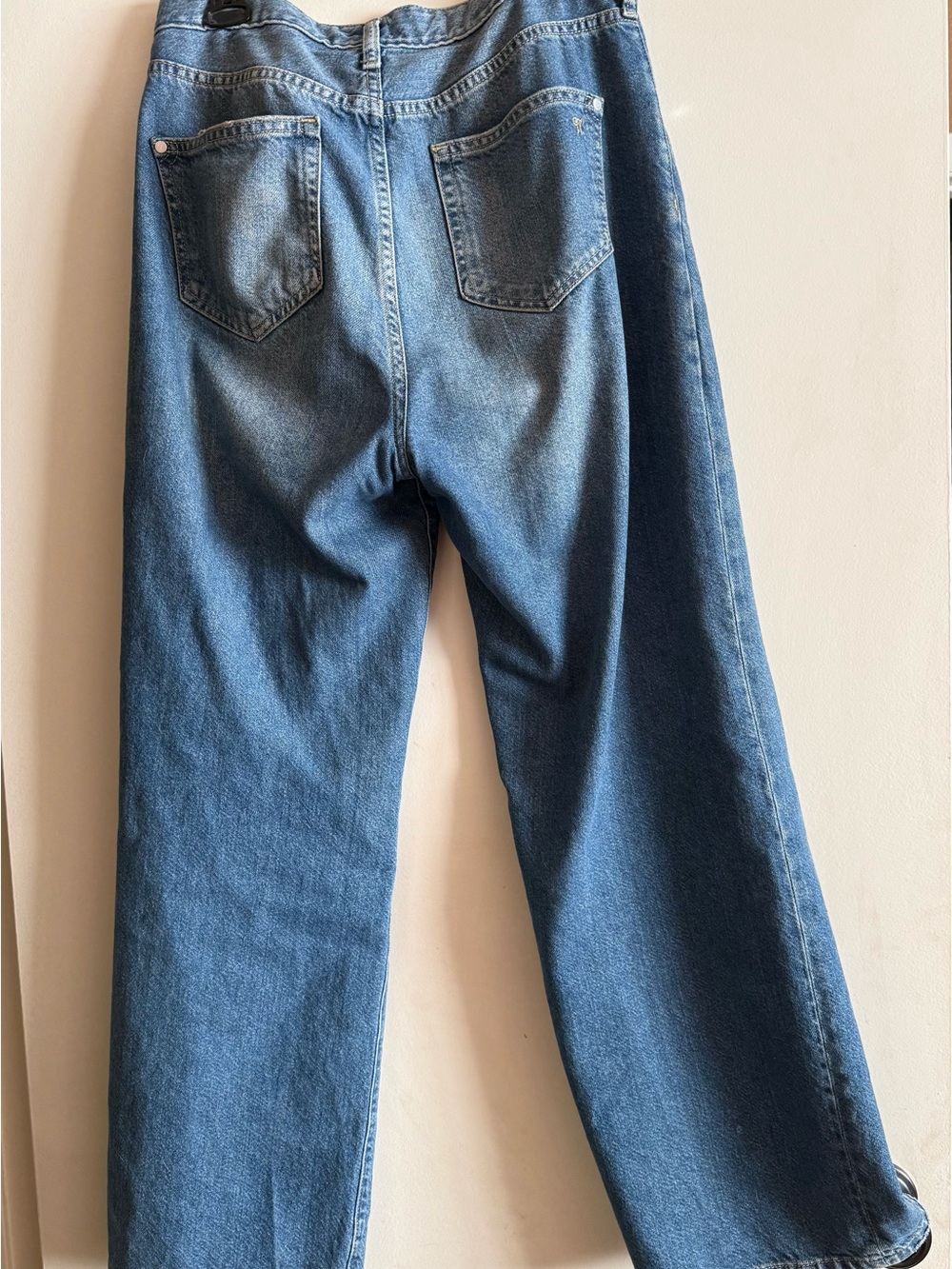 Pilcro Dark Blue Wide-Leg Joey jean sz 29 CLOSET CLEANOUT - Picture 2 of 5